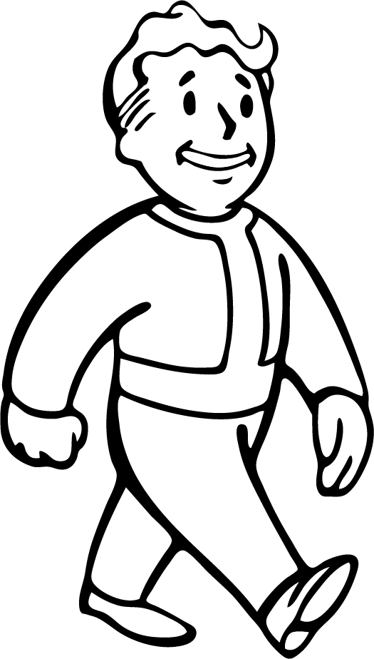 Vault Boy Walking